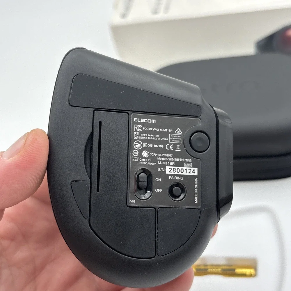 ELECOM Bitra Small Travel Trackball Mouse with Case Bluetooth small Size 5